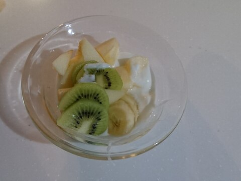 食後のデザート フルーツヨーグルトあえ レシピ 作り方 By ポデリング 楽天レシピ